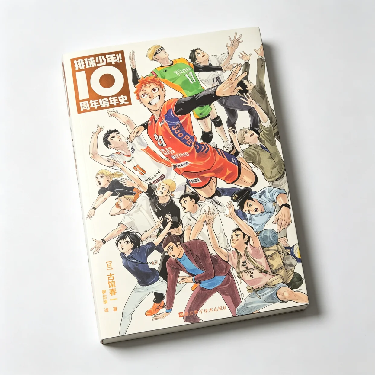Haikyu!! 10th Chronicle Artbook, Chinese Simplified Version, Official Anime Illustration Collection Book Haikyu Fans Collectible