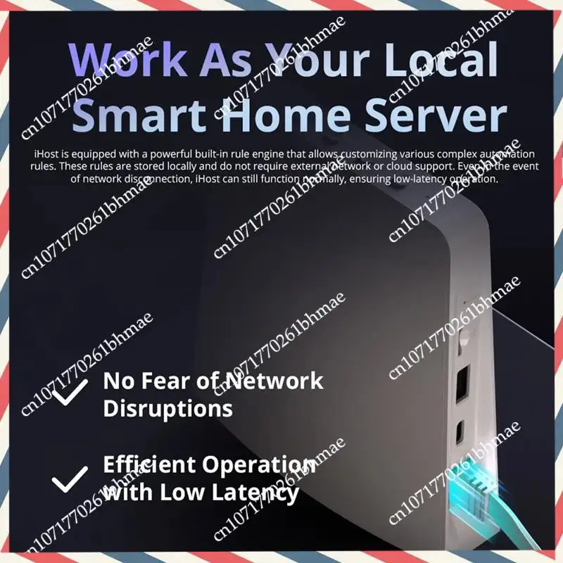 

-A21Z Ewelink Ihost Smart Home Hub Aibridge Zigbee 3.0 Gateway Matter Частный локальный сервер для устройств Wi-Fi LAN Open API (4 ГБ) D