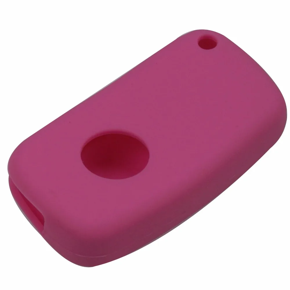 Jingyuqin 3 pulsanti In Silicone copertura della cassa chiave dell\'automobile Per FIAT /Panda /Stilo /Punto /Doblo /Grande /Bravo 500 Ducato /Minibus