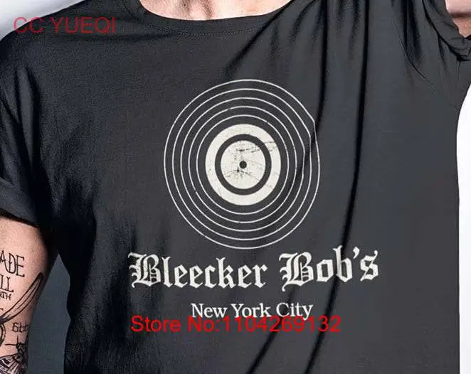 Bleecker Bob s Records New York Retro T shirt Bygone Brand long or short sleeves