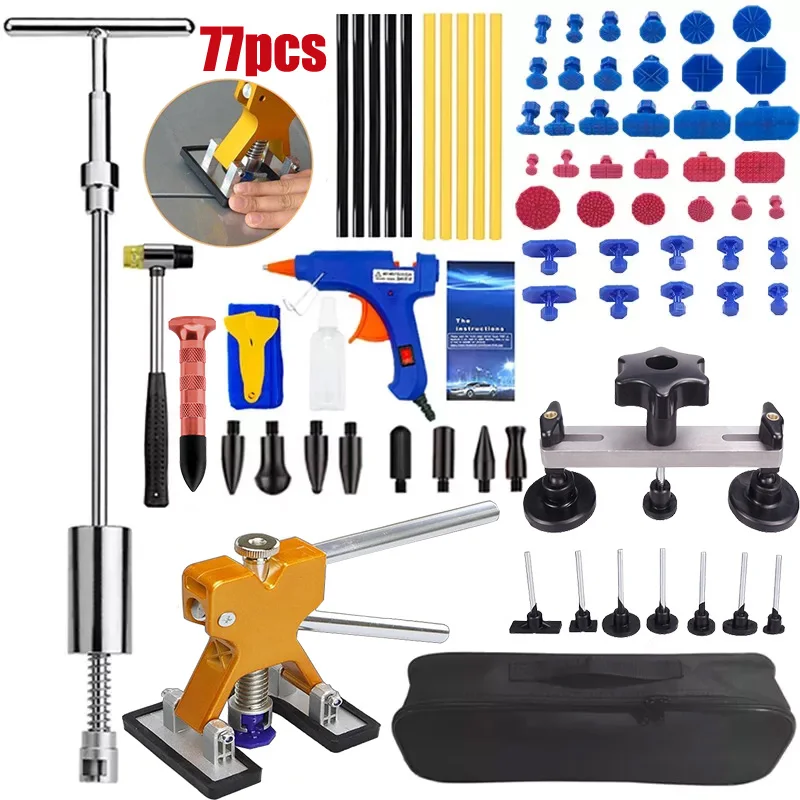 

Car Dent Repair Tool Auto Body Dent Repair Kit Paintless Dent Remover Tool Used To Repair Small Dents And Hail Ports