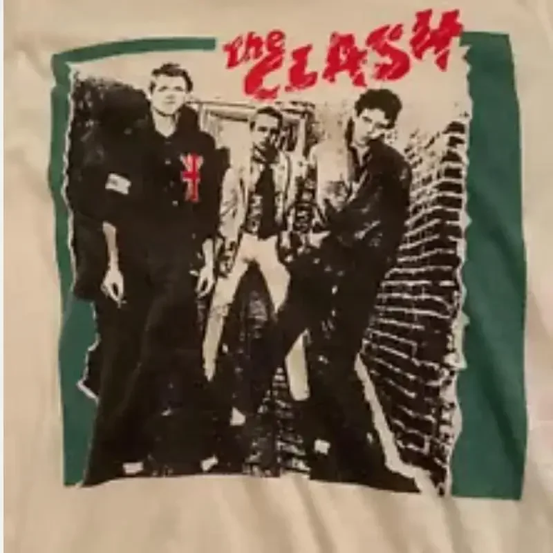 The Clash Band For Friends White T Shirt Cotton S 234Xl