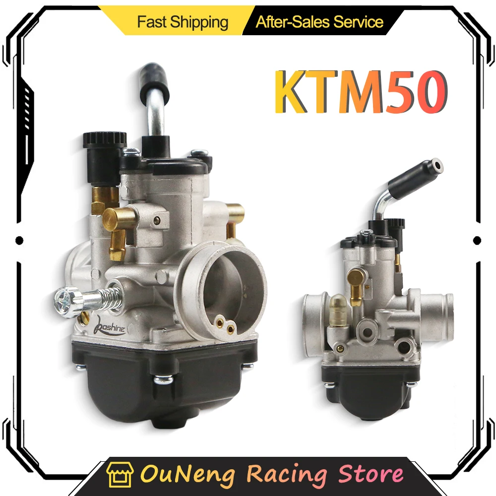 

KTM50 For KTM50SX PRO 50cc SX50 50SX RS50 RX50 MX50 2001-2008 Dellorto PHBG 19 Bs 19mm Dirt Pit Bike Motorcycle Carburetor