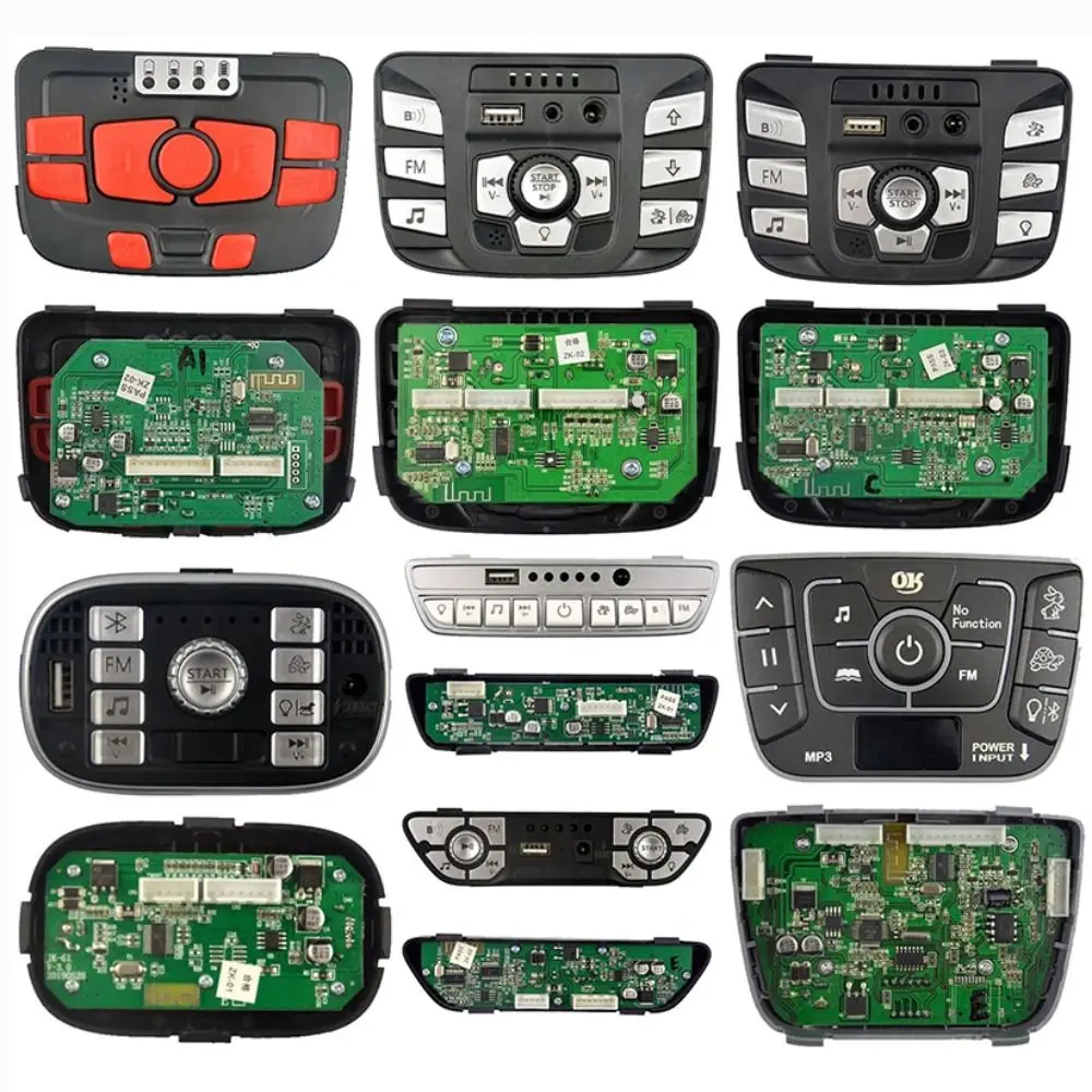 Multifunctional Music Pane Stroller Accessories Children's Electric Car Electricity Display RC Accessories Remote Control