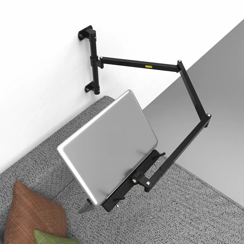 Lying Flat Lazy Laptop Wall Bracket Lying Down and Playing Watching TV Bed Folding Lifting Bracket