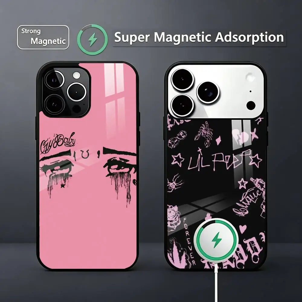 

Lil Peep Star Shopping Phone Case For iPhone17,16,15,14,13,12,11 Plus,Pro Magnetic Supports Magnetic Wireless Charging
