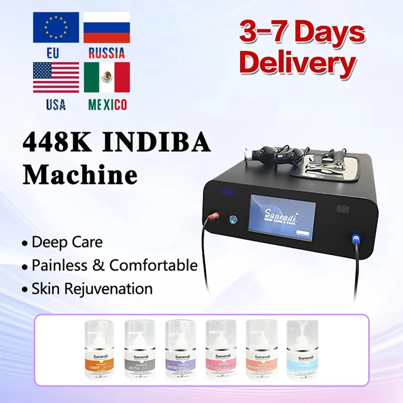 INDIBA 448KHZ Spain Technology Duty Free Cavitation Body Care System Tecar RET CET RF Weight Loss  Machine