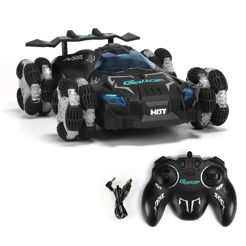 Rc Car 2.4G Spray Electric Drift Children's Off-road Toy Car 0ff-road Boy High-speed Music Light Racing Toy