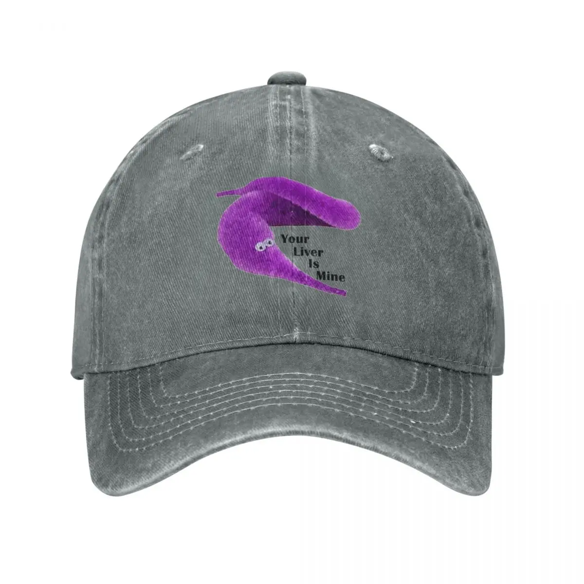 Your Liver Is Mine Worm On A String Baseball Cap Sunscreen Hat Baseball Cap Designer Man Women's