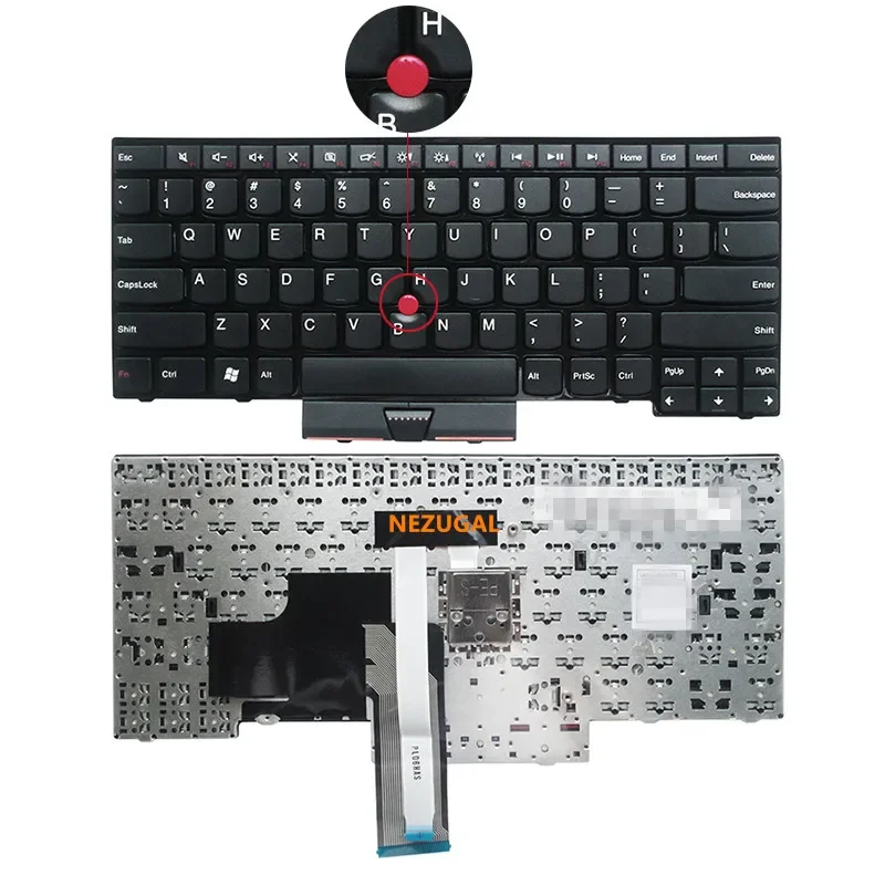 

Клавиатура США для Lenovo Thinkpad E430 E445 E330 E435 S430 E430C Замена клавиатуры ноутбука