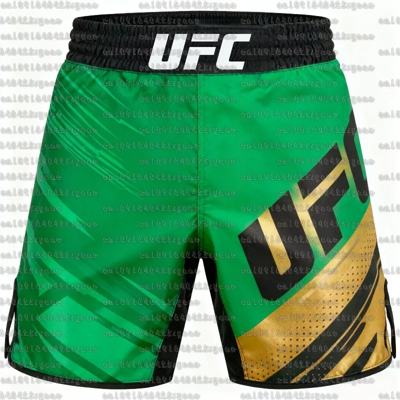UFC الملاكمة القتال السراويل 2025 جديد الرجال النساء تنفس التجفيف السريع المتضخم التدريب السراويل الشارع موضة كول الرياضة السراويل