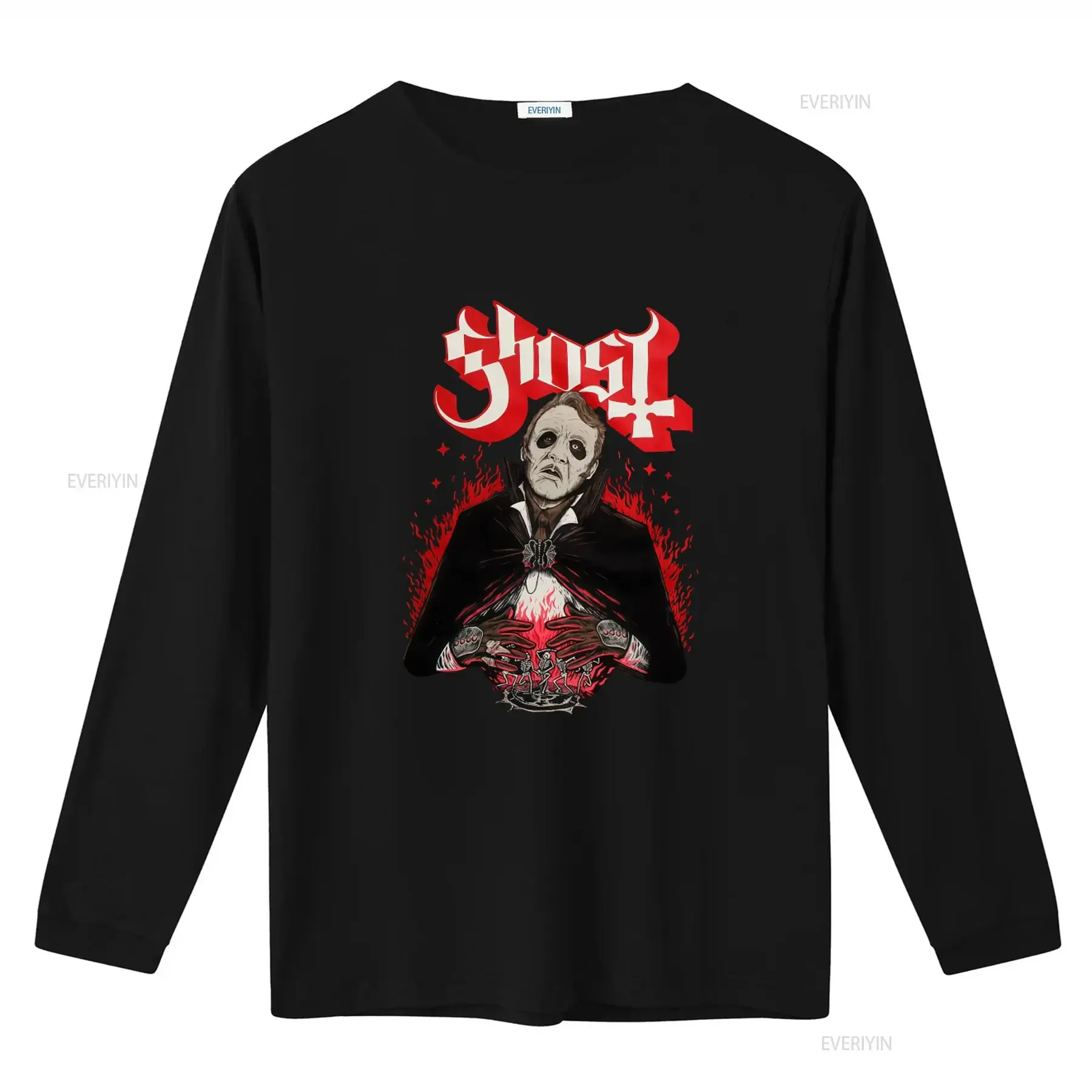Ghost B C Papa Emeritus Cardinal Copia T Shirt New Metal Band 100 Authentic Rock Gothic Design  vintage Washed Versatile