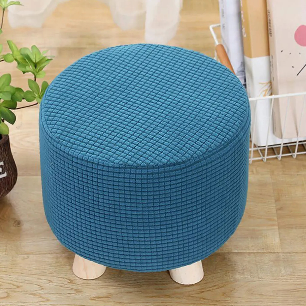 

Polyester Removable And Clean Small Stool Cover Fresh Color Matching Highly Elastic Universal Cover