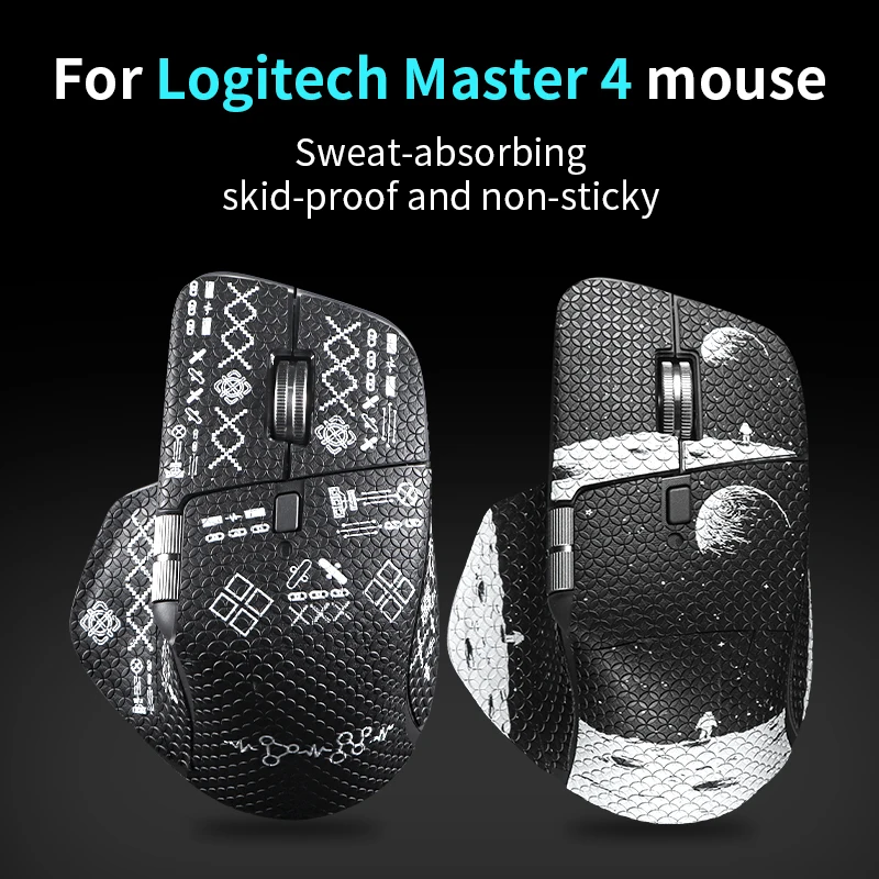 For Logitech MX Master 4 Mouse Grip Tape Skin Sticker Wireless Mouse Gaming Mouse Suck Sweat Anti Slip Skin Full Coverage
