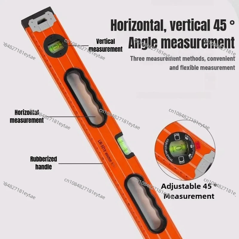 

Утолщенная магнитная линейка из алюминиевого сплава – инструмент для вертикальных и горизонтальных измерений для деревообработки и домашнего использования
