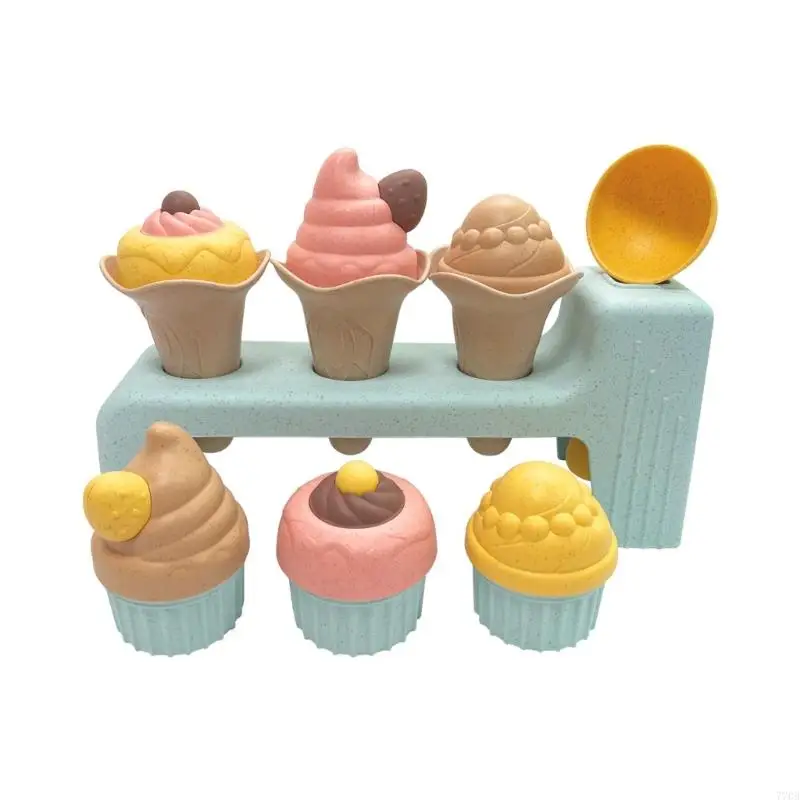 

770B Sandcastle Molding Tool Toy Ice Cream Moulds Tool Natural Wheat Stalks Sand Toy