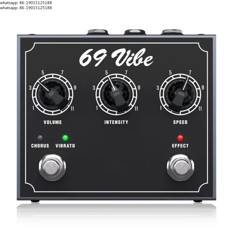69 Vibe Pedal with Footswitchable Modes, Onboard Speed Control and Dual Inputs For living play