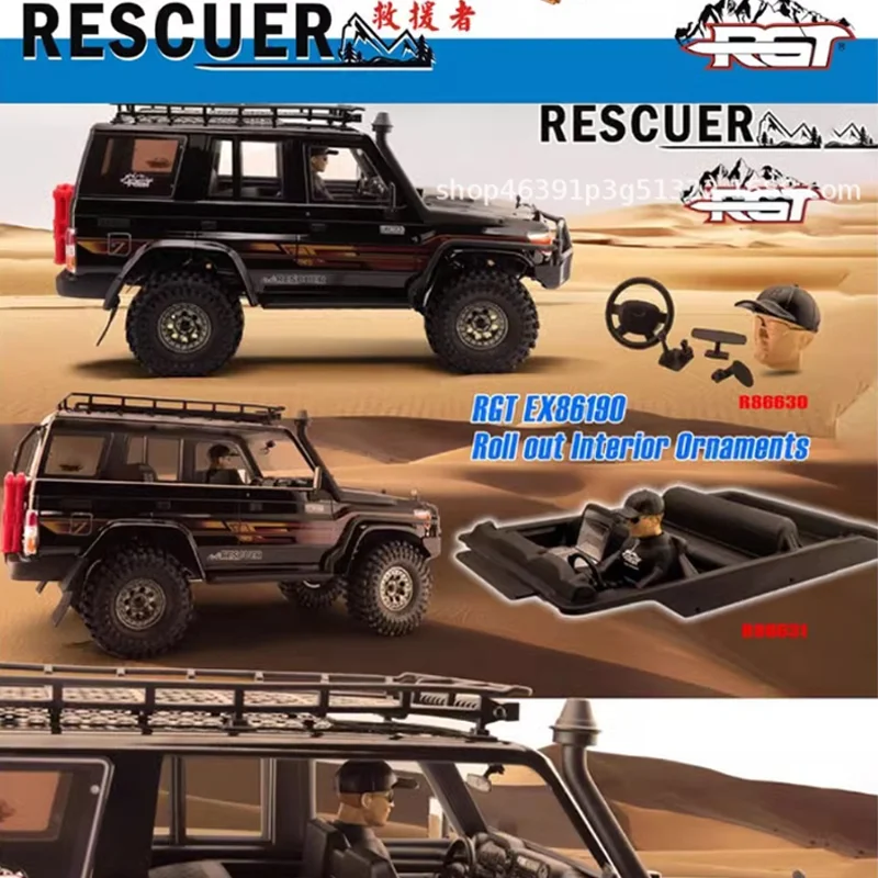 1/10 Scale RC Climbing Car EX86190 High-Speed Electric Off-Road Vehicle Remote Control Toy for Children And Hobbyists