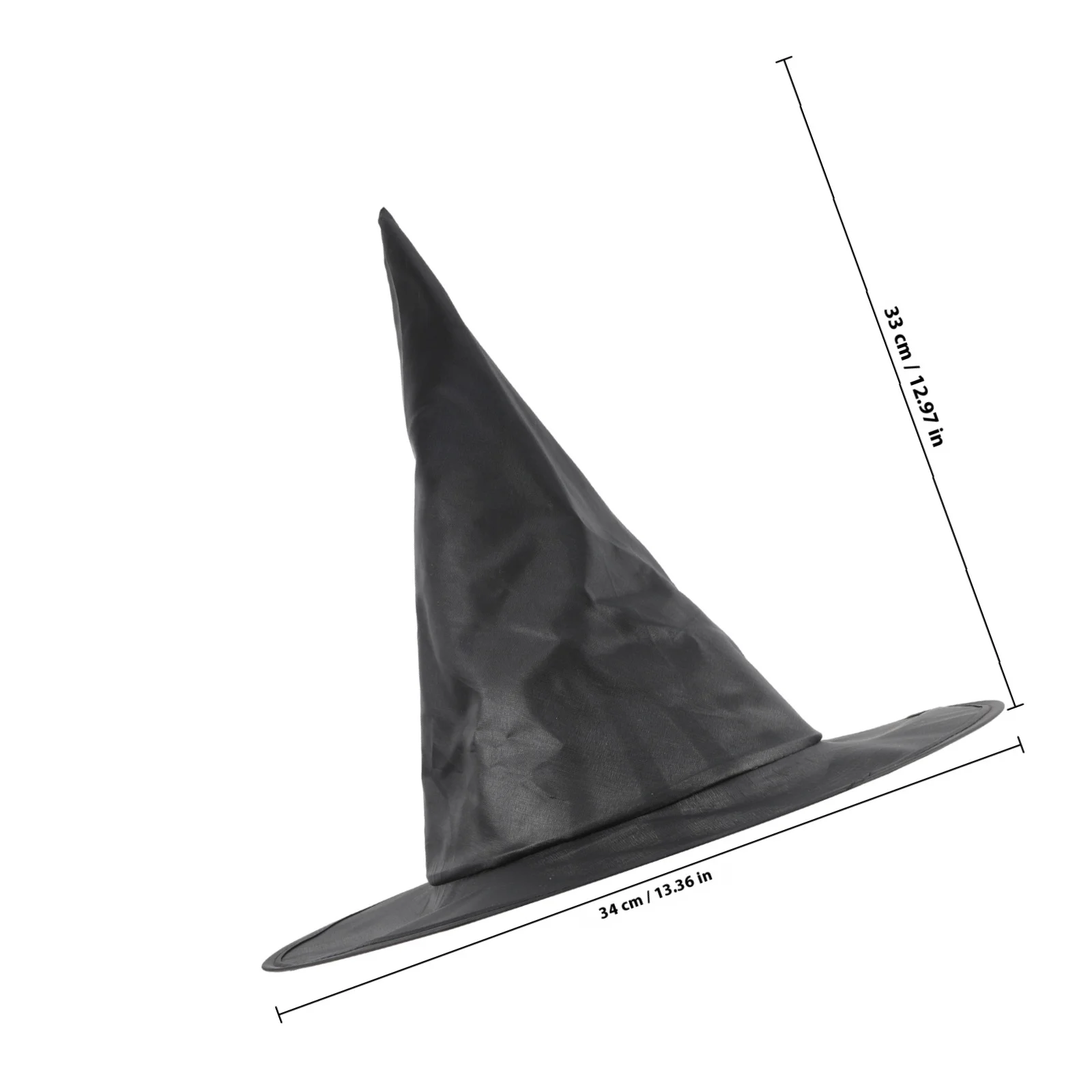 Chapeaux de sorcière d'halloween en tissu Oxford, 12 pièces, accessoires de Costume légers et durables, fournitures de fête, coiffure décorative de sorcière, Cosplay