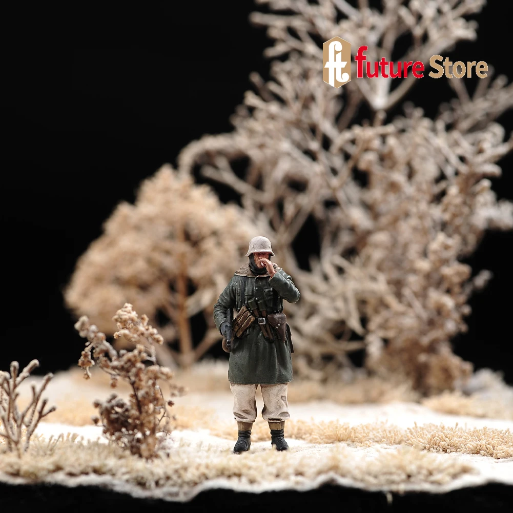 ANT DIY Handmade 1/72 1/35 World War II Soldier Painted Diorama Figure Model Miniature Creative Photography Car Model Match