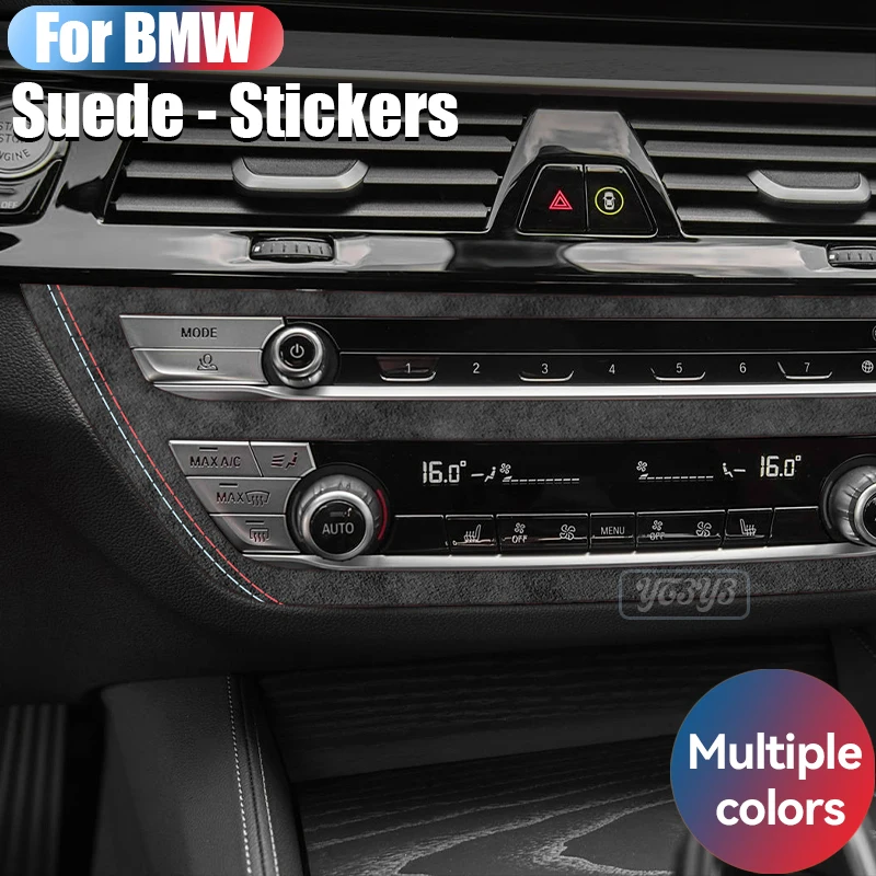 

For BMW 5 6 Series Car Center Console CD Multimedia Panel Trim Frame G30 G32 G38 6GT Protective Film Car Accessories