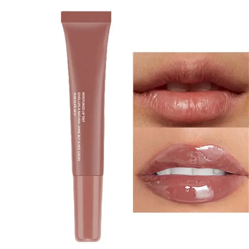 Bálsamo labial hidratante, jugo Punk, brillo de labios rojo, espejo negro, luz de agua, esmalte de labios, gelatina transparente acuosa, bálsamo labial de aceite