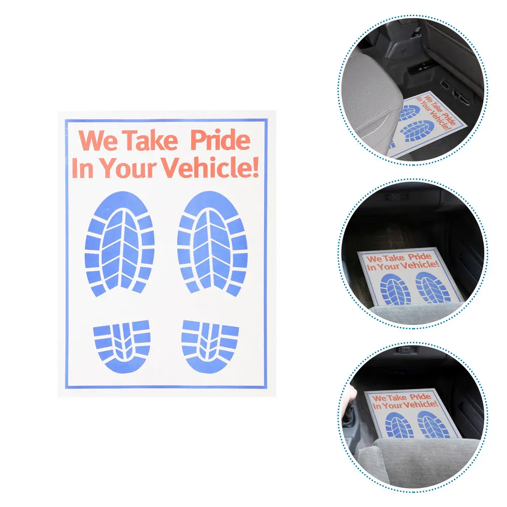 

80 Sheets Vehicle Floor Mats Disposable Non Floor Mats For Automotive Skid Automotive Vehicle Interior Protection