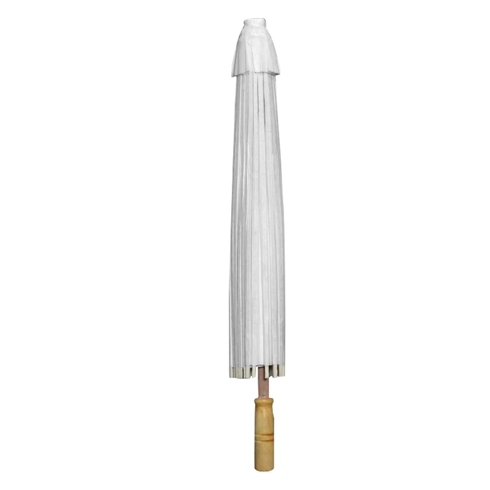 

Wedding Paper Umbrella White Parasol Bridal Shade Props Elegant Design Lightweight Chinese Style Vintage for Photography Outdoor
