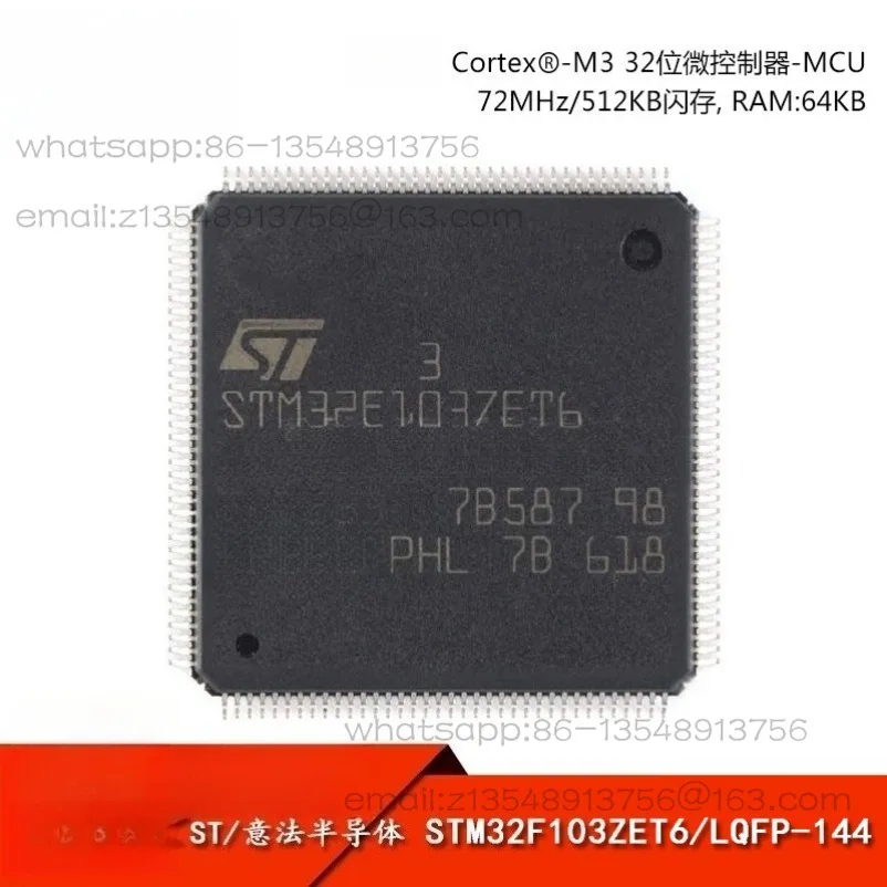 STM32F103ZET6 LQFP-144 Cortex-M3 32-bit Microcontroller MCU