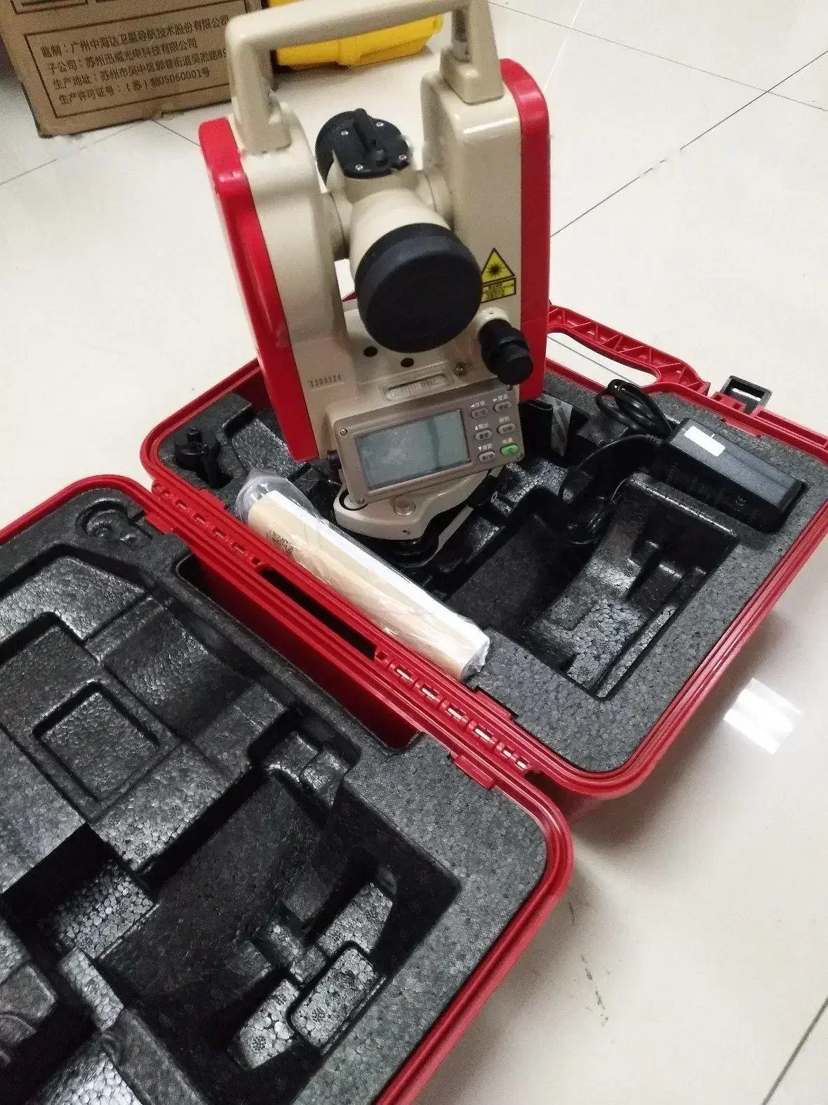 High-quality optical theodolite for precise angle measurement in surveying and engineering projects