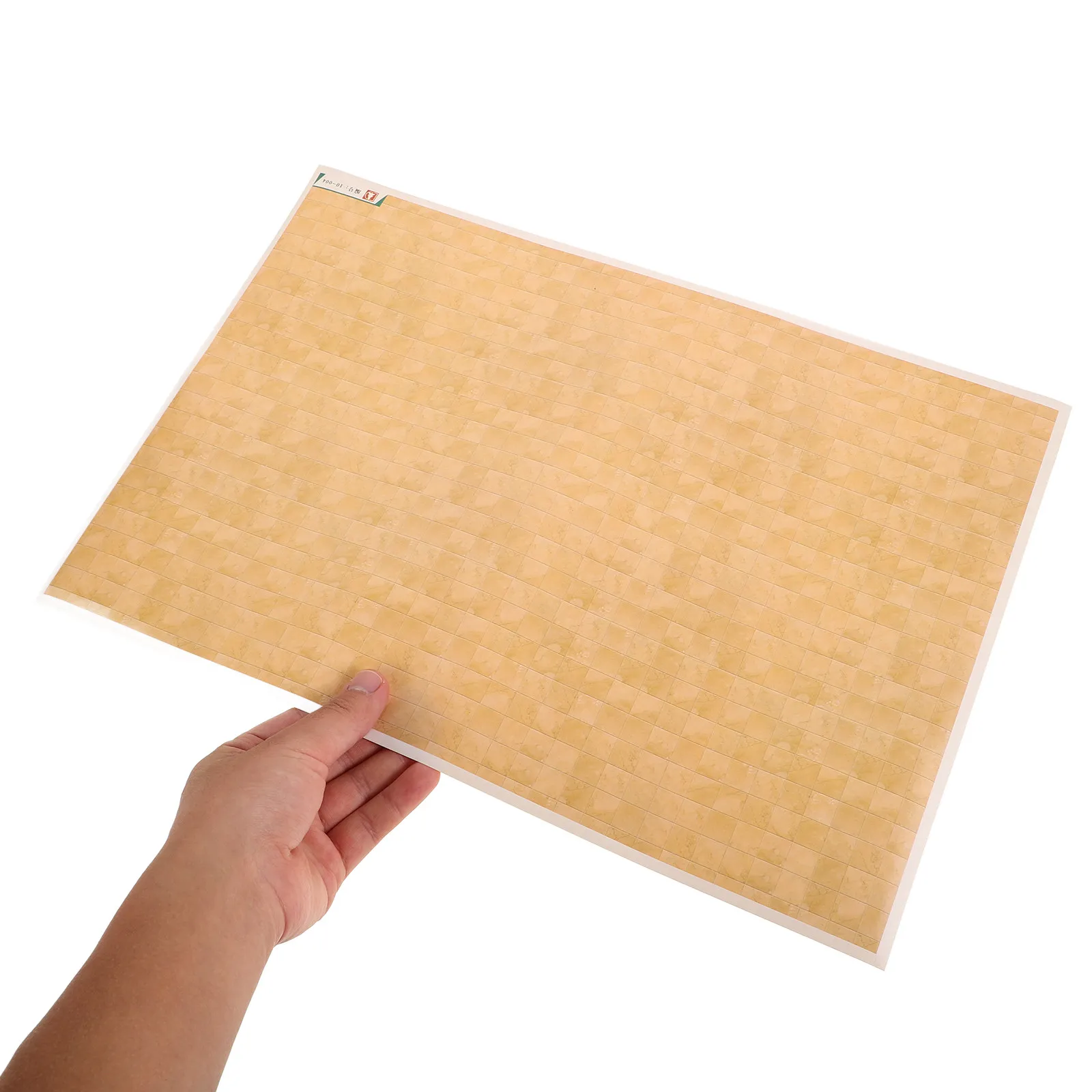 

4Pcs Vintage Checkered Floorboards Retro Dollhouse Flooring Peel Stick Miniature Floor Sheet for Bjd Furniture DIY Tiny House