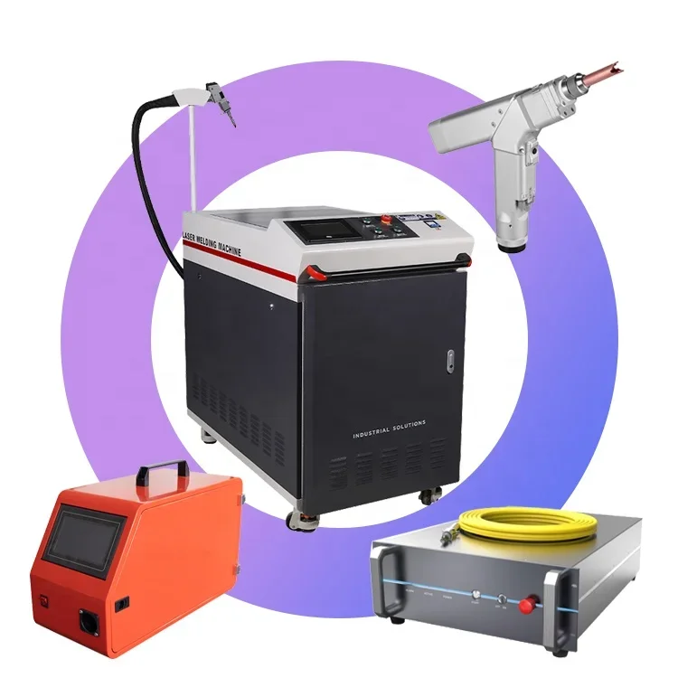3 in 1 Raycus MAX JPT 1000w 1500w 2000w Handheld Fiber  Welders Cleaning Welding Machine for Metal