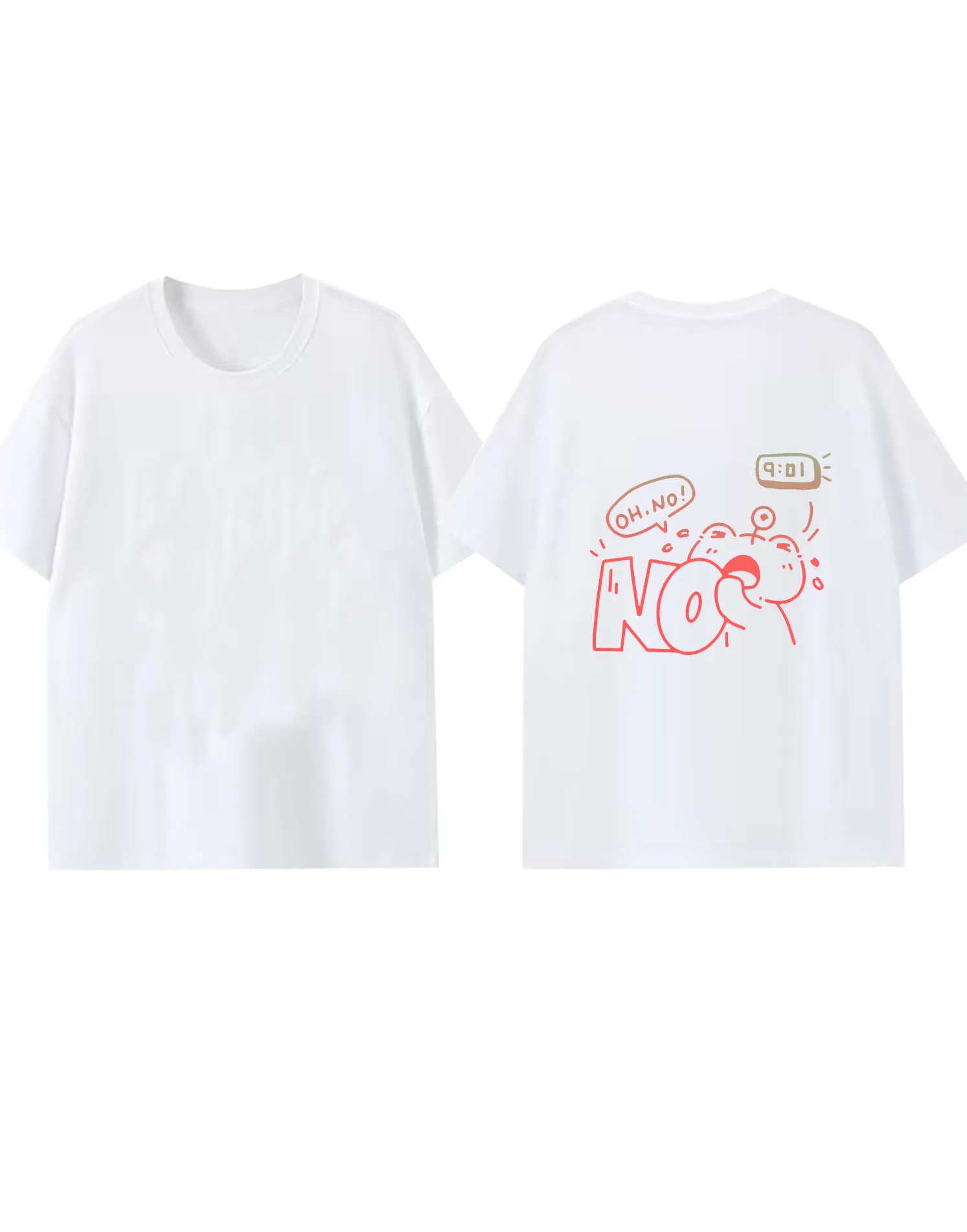 Moda 2025 100% Bez Śmiesznych Ludzi Koszulki Męskie i Damskie Moda Casual Streetwear Koszulki z Nadrukiem