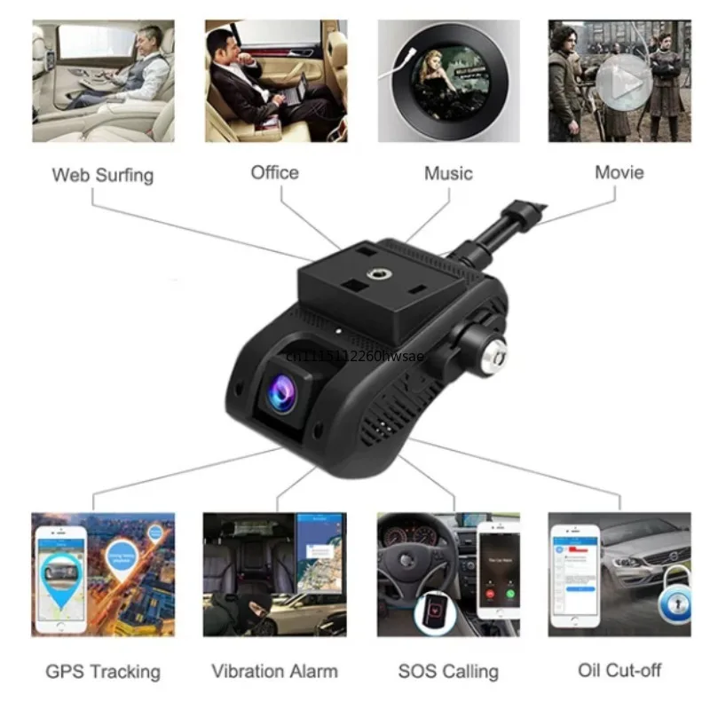 JC400P 4G Dual-Camera Driving Recorder | GPS Positioning + Remote Real-Time Monitoring Vehicle DVR