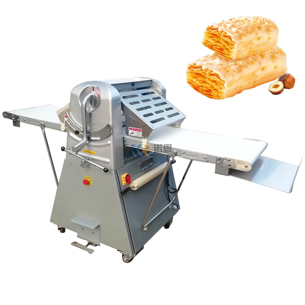 Laminadora de masa de Croissant, Máquina Manual de sobremesa para pan