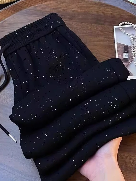 

Модные американские брюки унисекс больших размеров (до 300 фунтов), свободные, струящиеся, повседневные, с широкими штанинами, осенняя коллекция