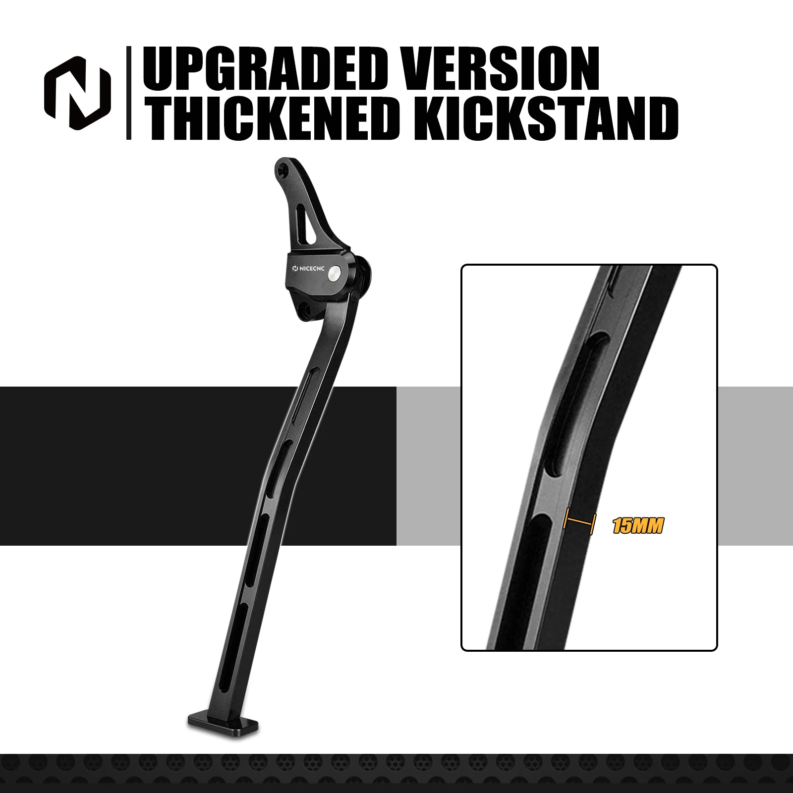 NICECNC لياماها YZ 125 YZ125 2005-2022 YZ 250 YZ250 2005-2024 2023 2022 حامل جانبي للدراجة النارية مسنده ألومنيوم متين #3