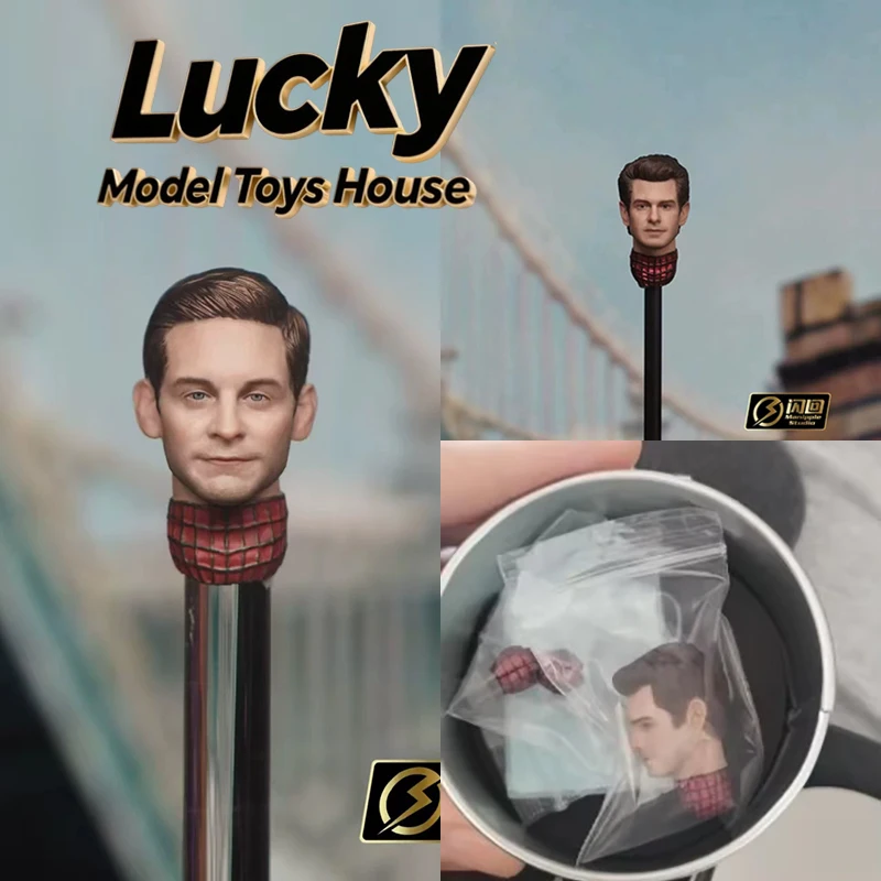 Manipple Studio Original 1/12 Andrew Garfield Fist Hand Type Tobey Man Soldier Kopfskulptur-Zubehör für 6-Zoll-Shf&ML-Körper