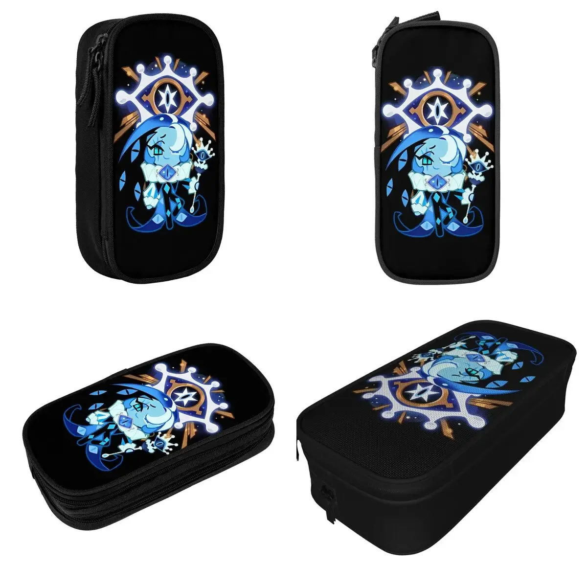Shadow Milk Cookie Run Kingdom Pencil Case Cute Anime Cartoon Pen Holder Bag Girls Boys Big Capacity School Supplies Pencilcases