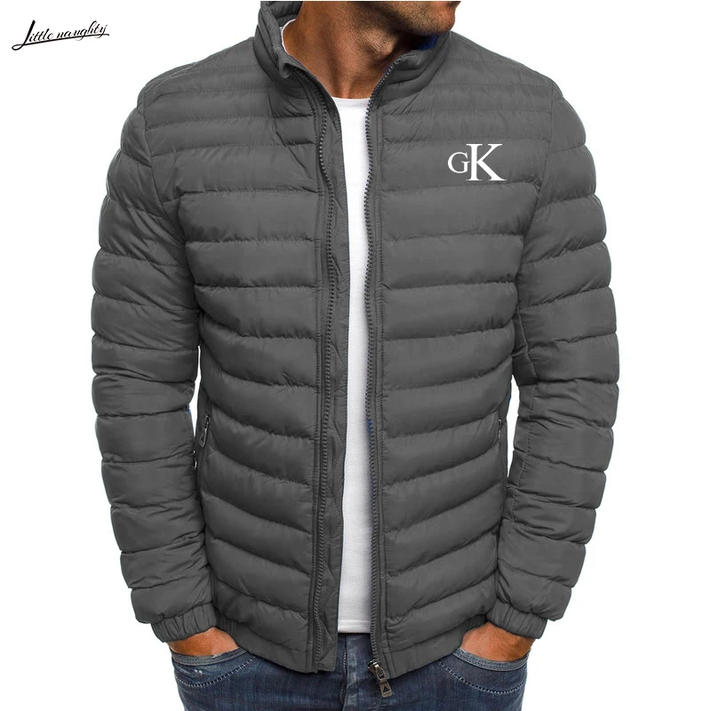 2024 New Fashion Versatile Autumn/Winter Zipper Cotton Jacket Top Warm and Comfortable Men\'s Coat