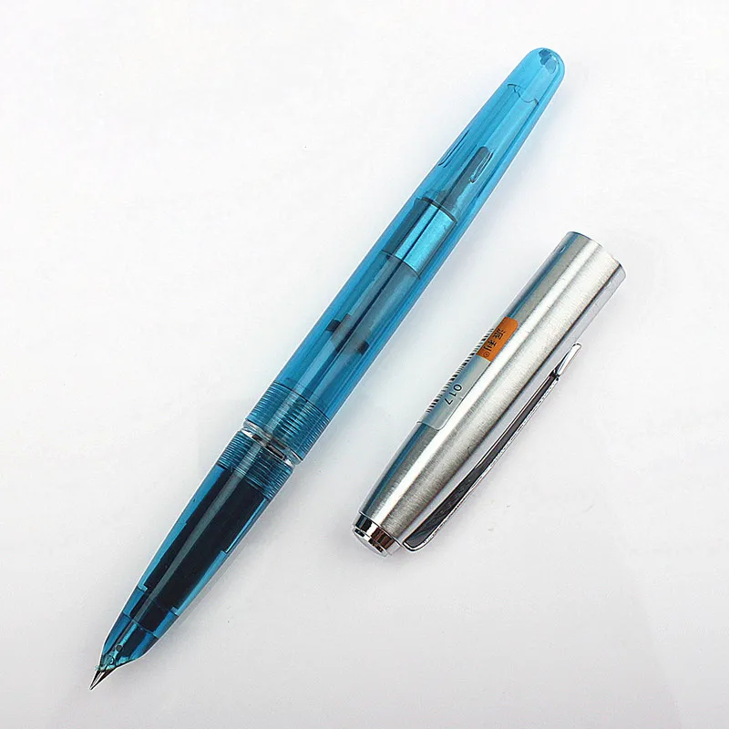 Stainless steel Arrow Clip Business office 0.38/ 0.8mm Nib Fountain Pen student School Stationery Supplies ink calligraphy pen