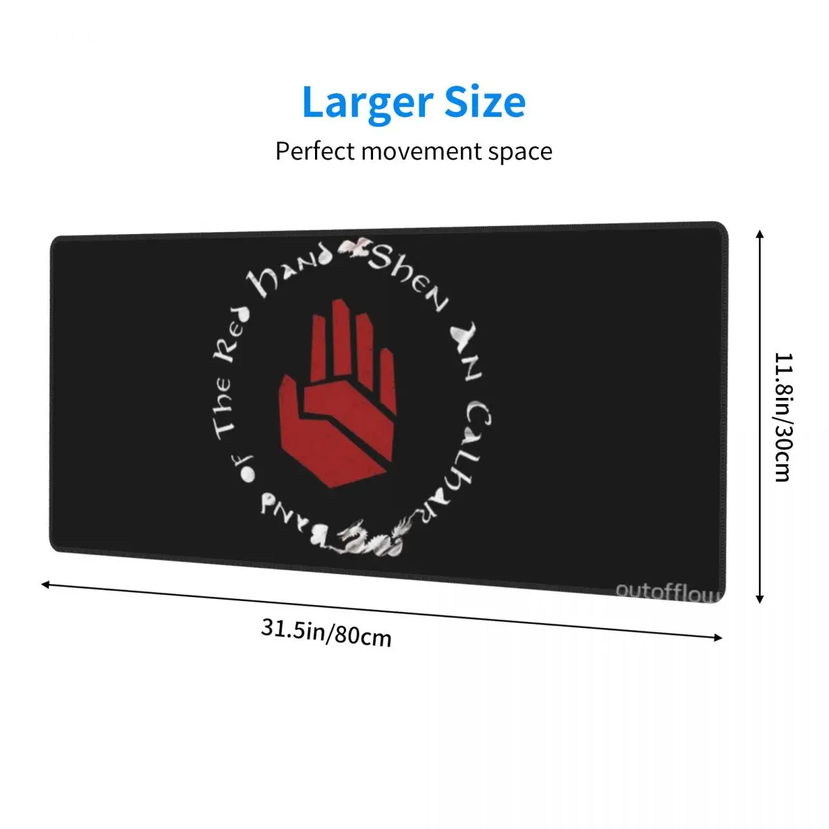 Band Of The Red Hand - Wheel Of Time Rubber Keyboard Pads