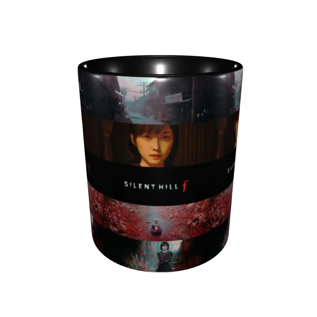 Kawaii Silent Hill F Horror Game 2025 Coffee Cup Room Mugs