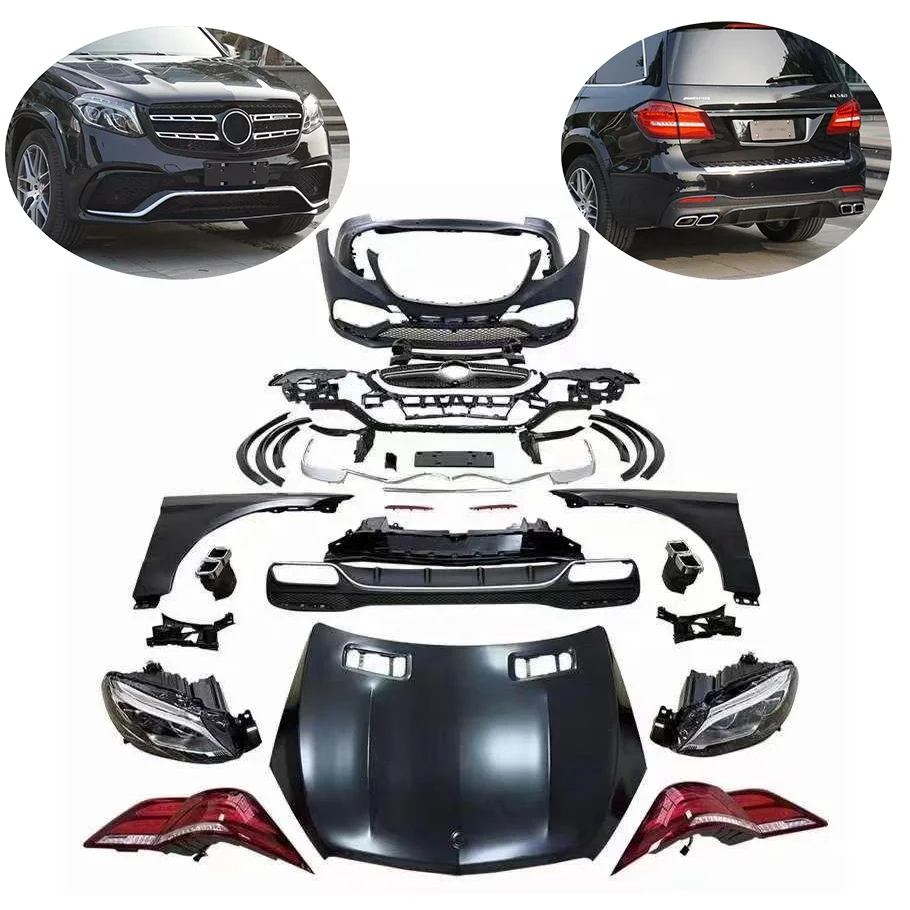 

W166 Old to New Body Kit for Mercedes benz ML W166 ML300 350 600 2012-2015 to GLE W166 AMG Bodykit.