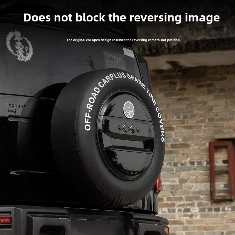 

Для BYD Leopard 5 Denza B5, утолщенный водонепроницаемый пылезащитный кожаный чехол для запасного колеса, защитный чехол для стайлинга автомобилей