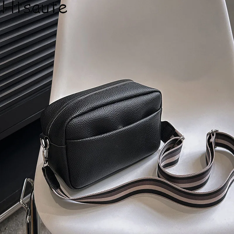 

Portable Square Sling Bags Women High-End Clutch Wide Strape Bag Ladies Handbag Autumn and Winter Popular Messenger Bag bolsa