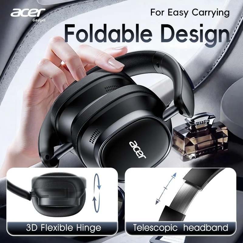 Acer Ohr633 2026 新モデルワイヤレス Bluetooth ヘッドセット Hifi
