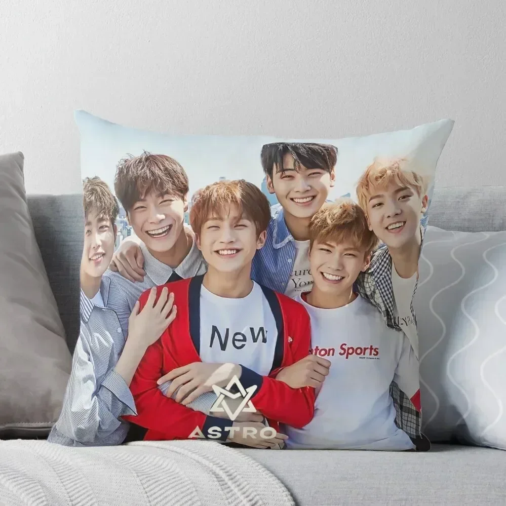

astro band kpop Throw Pillow Cusions Cover christmas cushions covers Embroidered Cushion Cover Christmas s Covers pillow