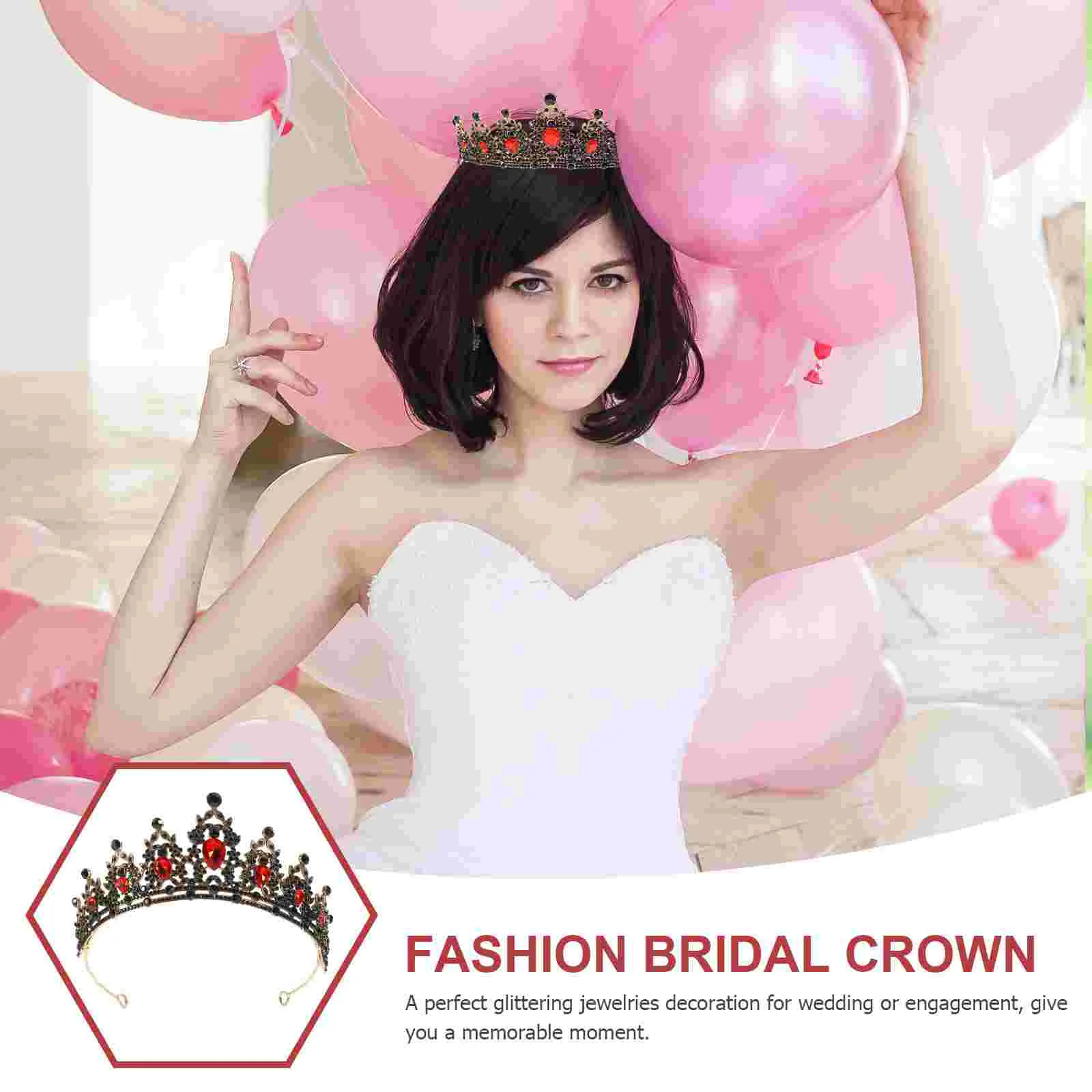 Bride Crown for Wedding Headdress Photography Accessories Fashion Headwear Gold Decor