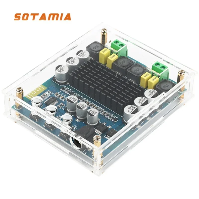 

SOTAMIA 120Wx2 TPA3116D2 Bluetooth Amplifier Audio Board 2.0 Stereo Class D Power Amplifier Mini Amp Home Speaker Amplificador